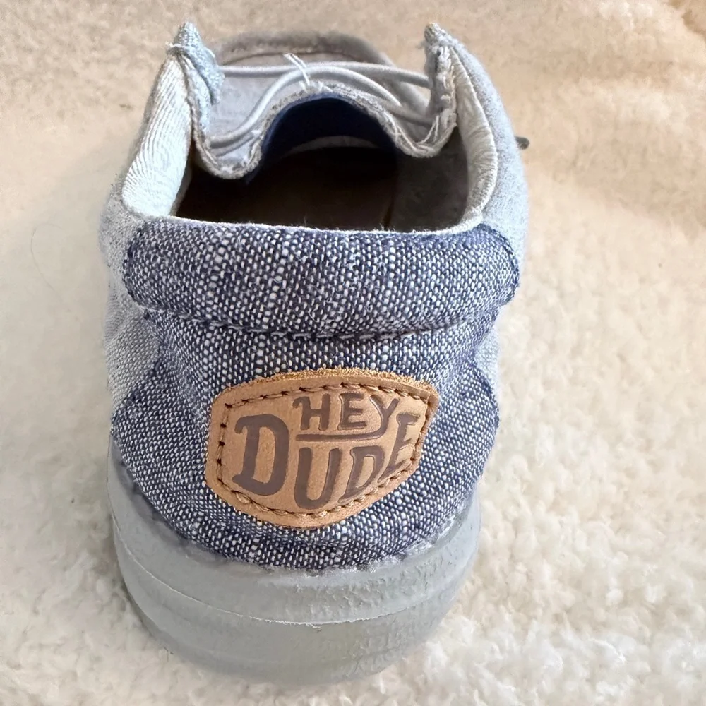 Hey Dude Kids Light Gray Moccasins